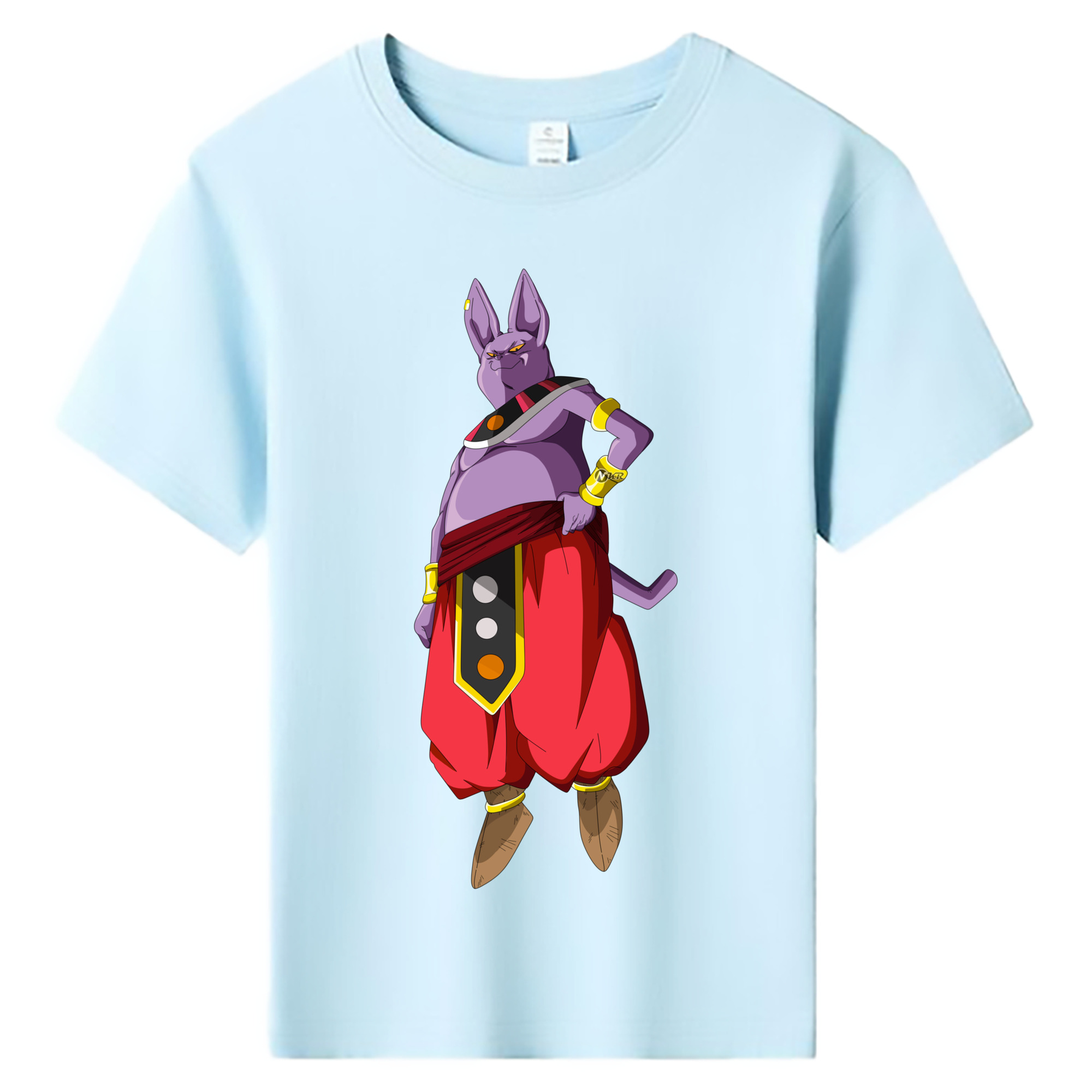 （画像用） ドラゴンボール シャンパ DRAGON BALL Champa 綿100％キッズTシャツ（フロントプリント）